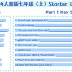 新人教七（上）听写单 (可修改版本)