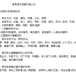 高中语文答题万能公式(精华)