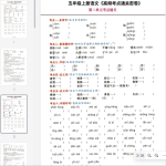 五（上）语文《高频考点通关密卷》完整版