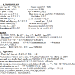 24秋季新版七上英语单元总结
