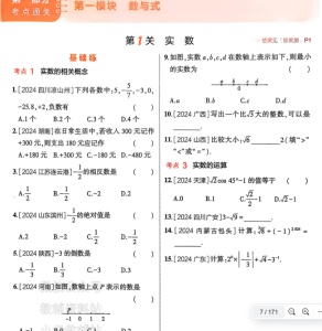 2025《53中考总复习》数学精练册插图